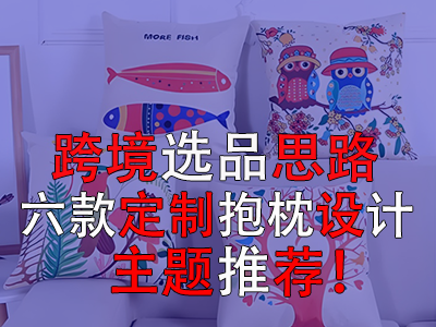 跨境選品思路，六款定制抱枕設(shè)計主題推薦！